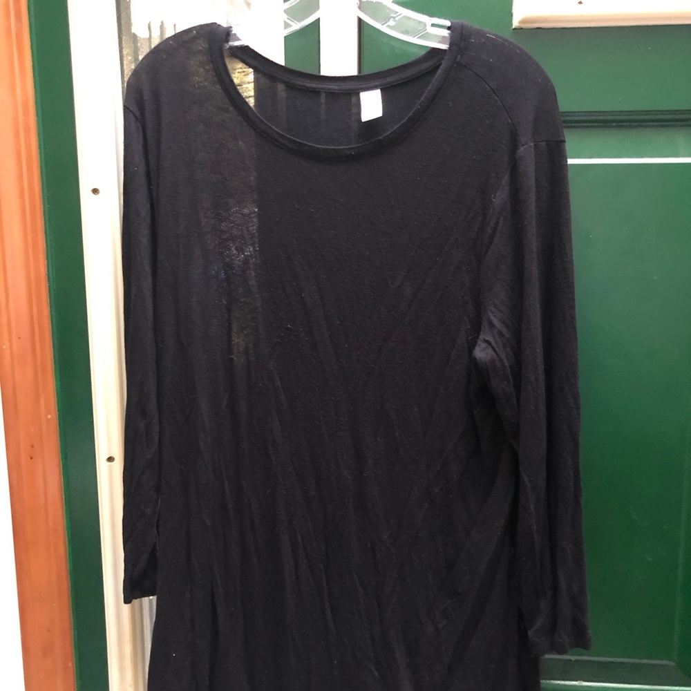 Black long sleeve dress